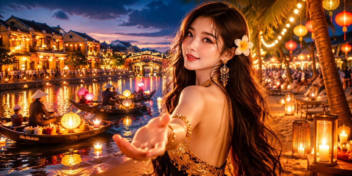 Không gian đèn lồng Hội An và trải nghiệm casino trực tuyến về đêm